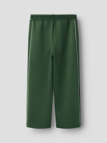 NAME IT - Pierna ancha Pantalón en verde
