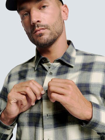 No Excess Regular fit Button Up Shirt in Grey