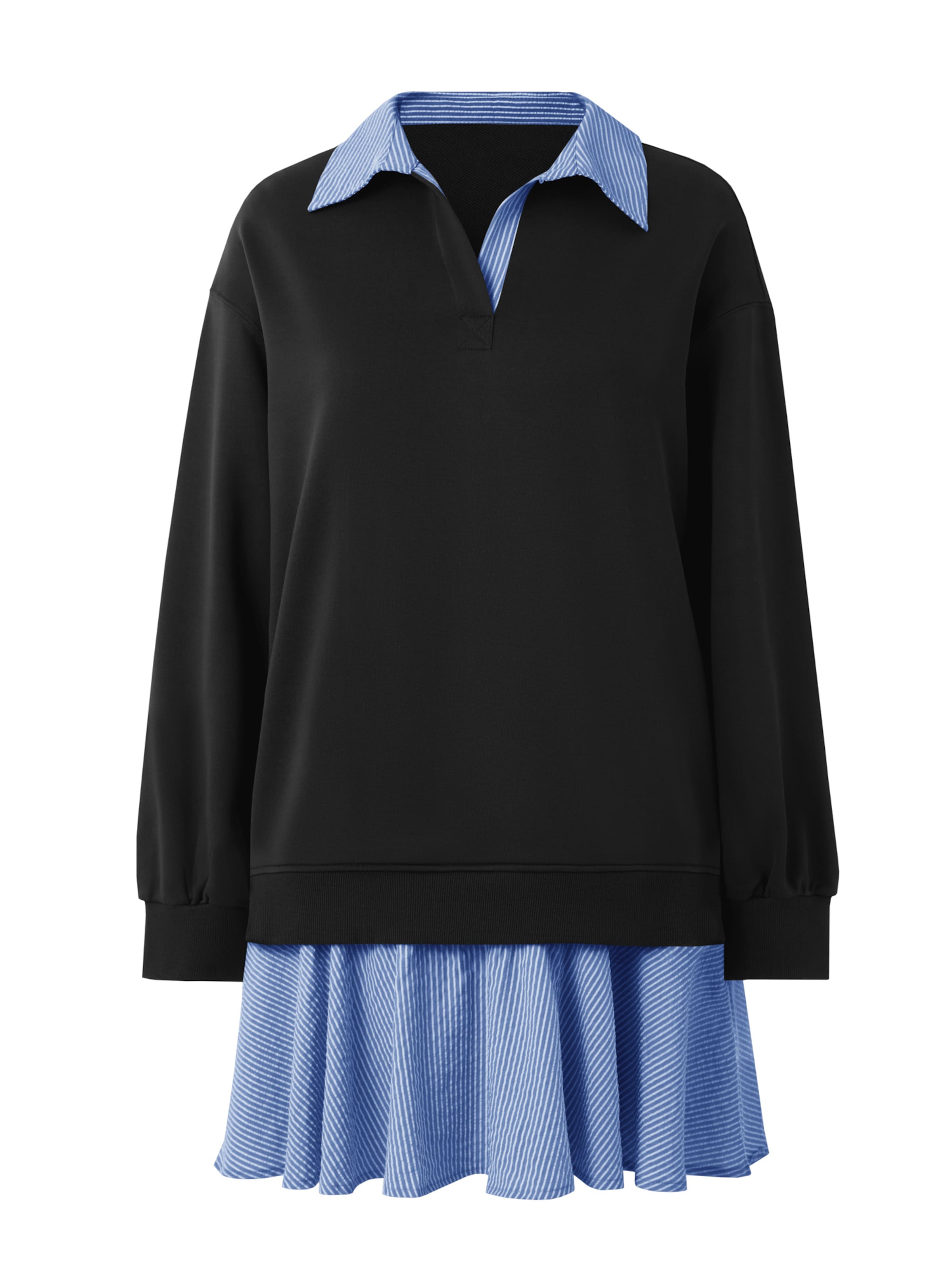 Rochie de la Imily Bela pe negru: față