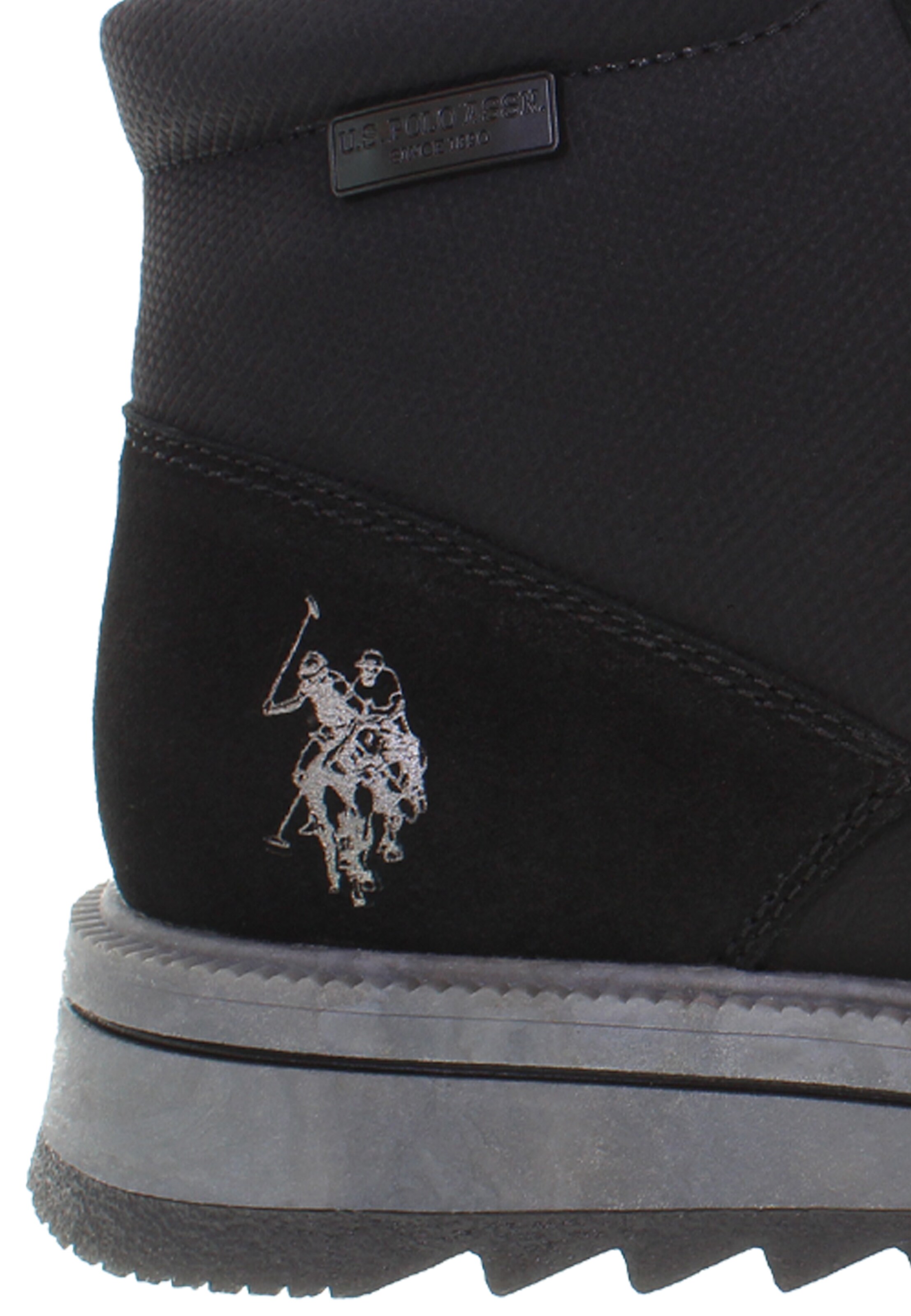 U.S. POLO ASSN. Veterboots 'Viking' in Zwart