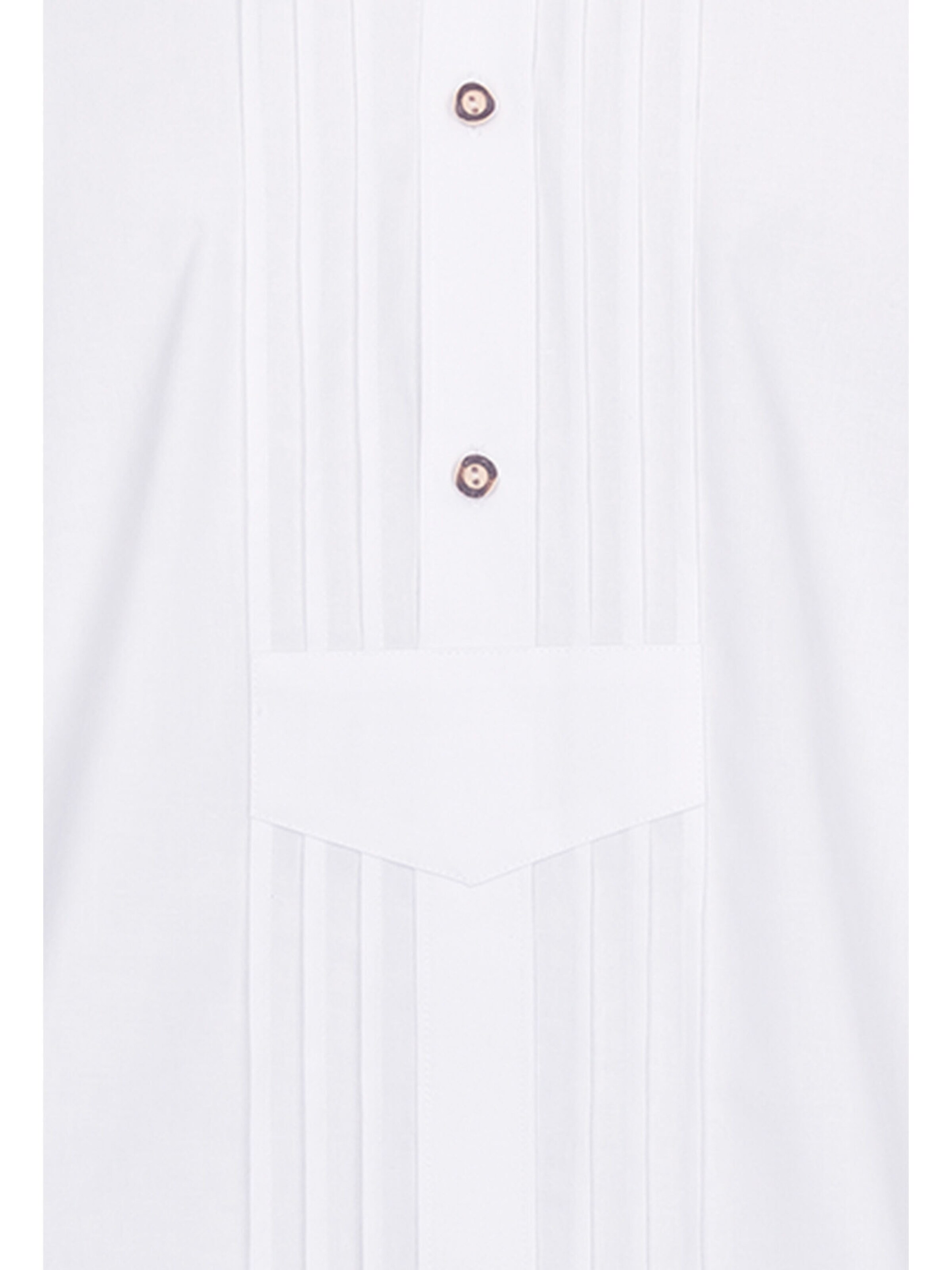 Aumühle Regular Fit Trachtenhemd 'ustl' in Weiß