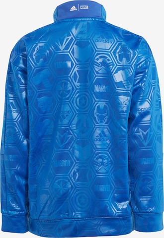 ADIDAS SPORTSWEAR Athletic Jacket 'Adidas x Marvel Avengers' in Blue