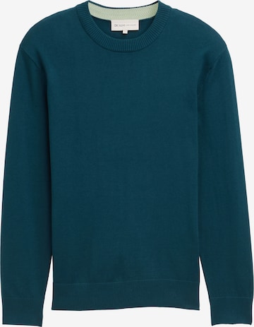 TOM TAILOR DENIM Pullover i grøn: forside