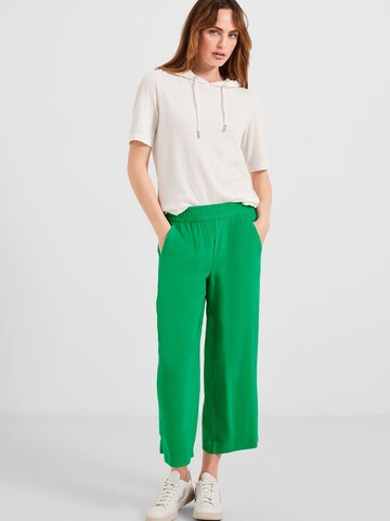 CECIL Wide leg Trousers 'Neele' in Green