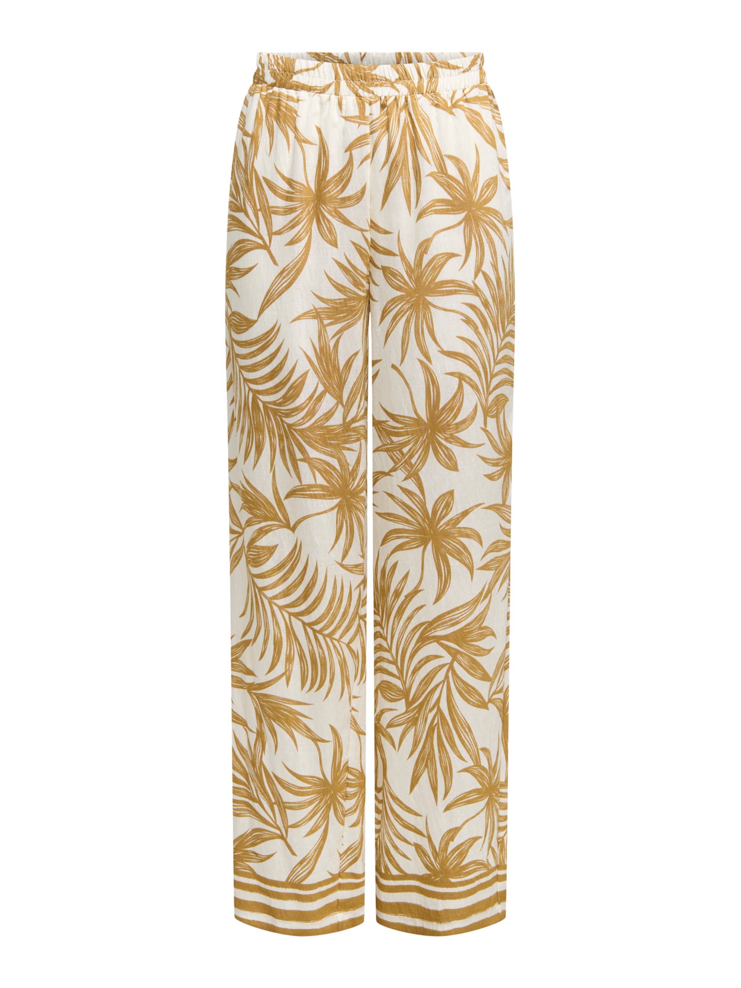 ONLY Wide leg Trousers 'ONLIZZY' in White: front