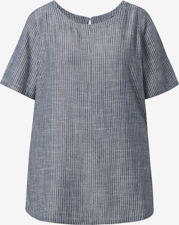 Ulla Popken Blouse in Blue: front