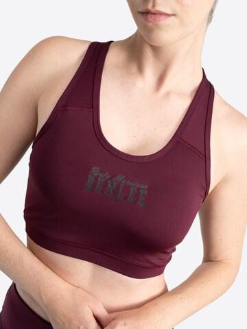 Bustino Reggiseno sportivo 'Kembley' di Benlee in rosso