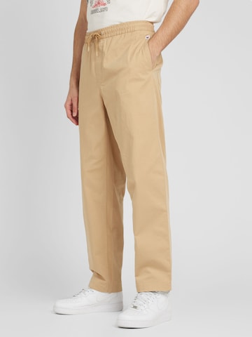 Regular Pantalon 'AIDEN' Tommy Jeans en beige : devant
