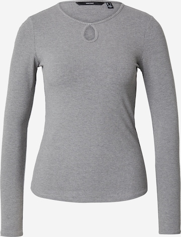 VERO MODA Shirt 'CARINA' in Grey: front