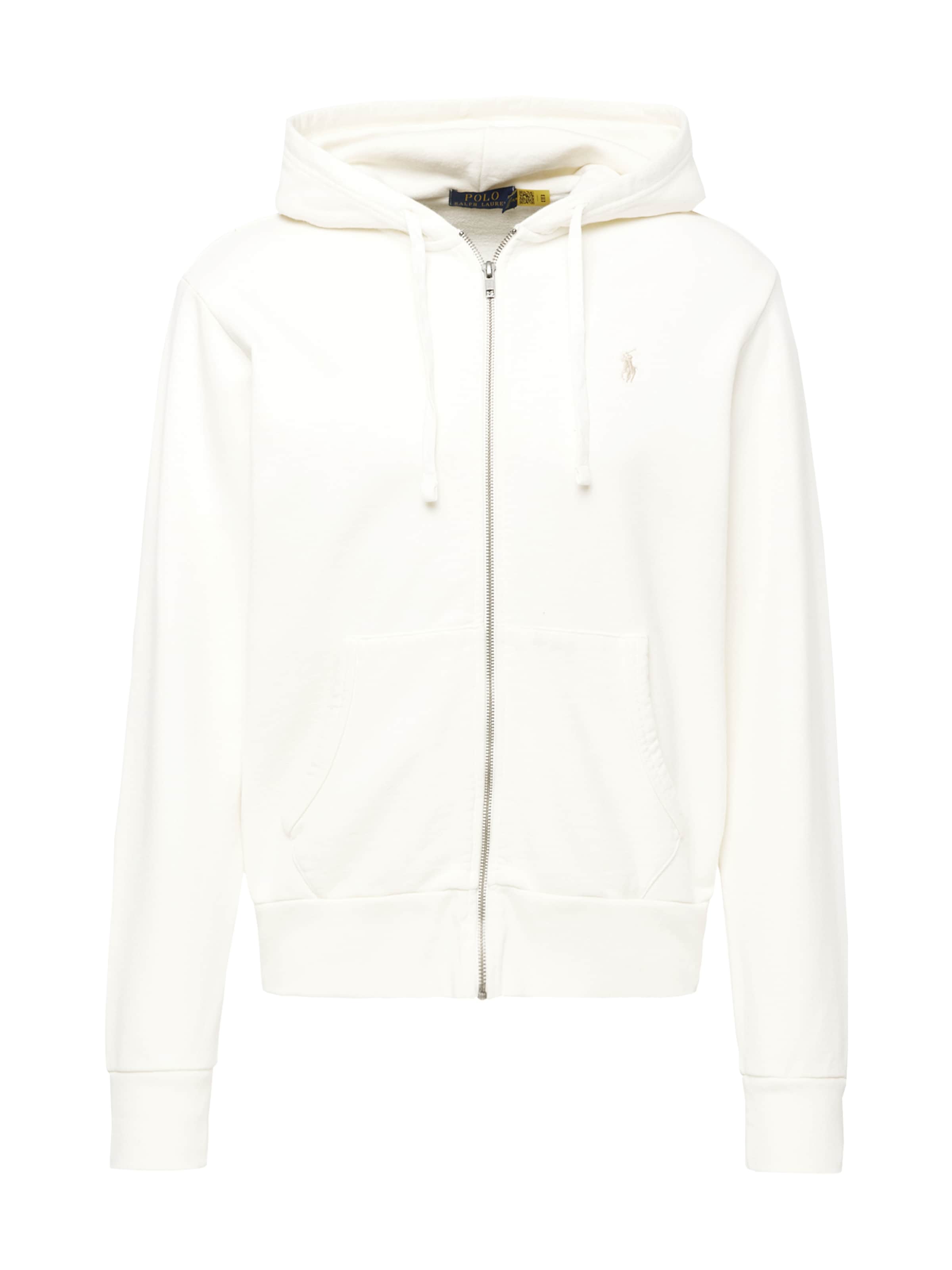 Giacca di felpa di Polo Ralph Lauren in beige: frontale