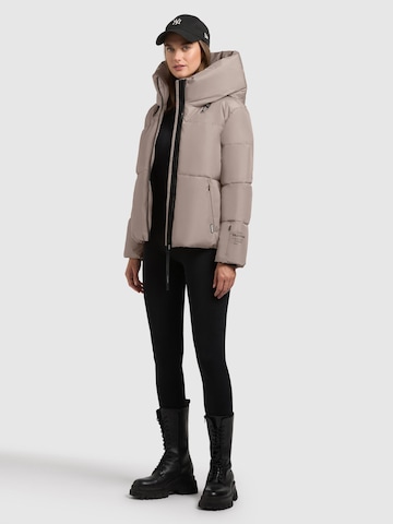 khujo Winter jacket 'Audrey Matt' in Grey