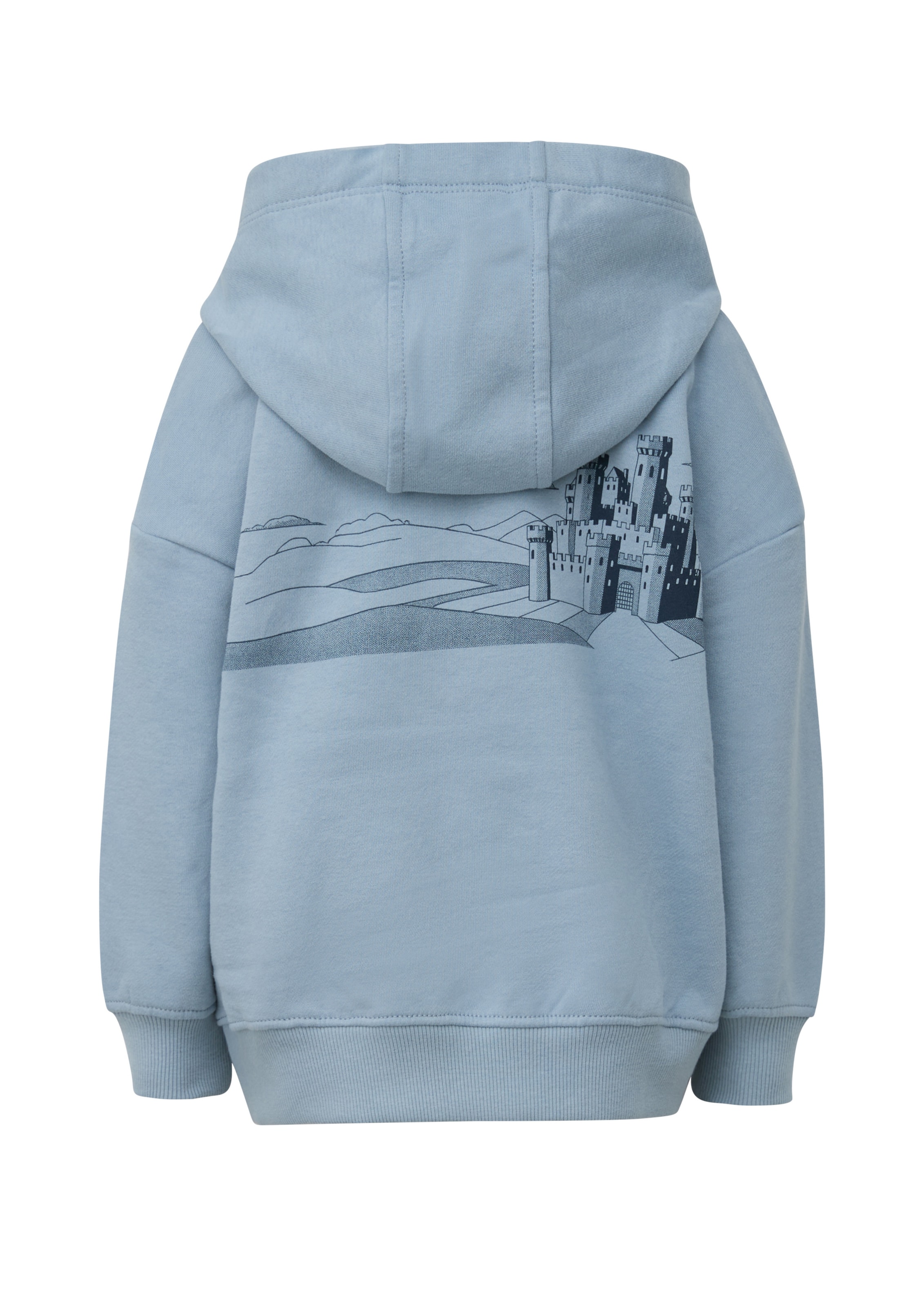 s.Oliver Sweatshirt in Blauw: terug