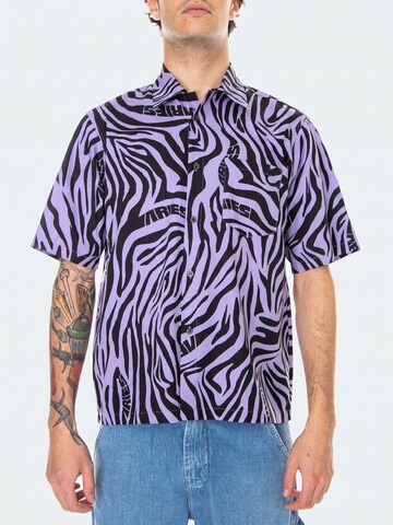 Comfort fit Camicia 'Zebra Print Hawaiian' di aries in colori misti
