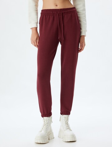 Koton Loose fit Trousers in Red: front