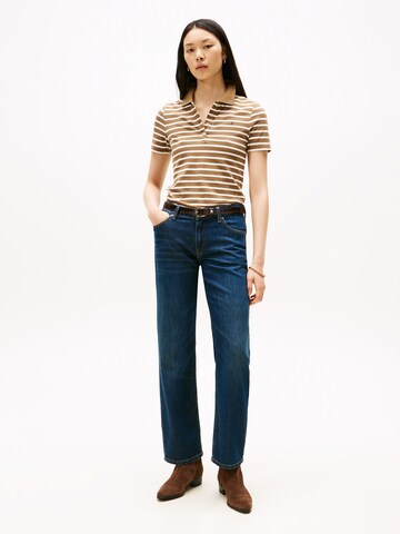 TOMMY HILFIGER Majica '1985' | rjava barva