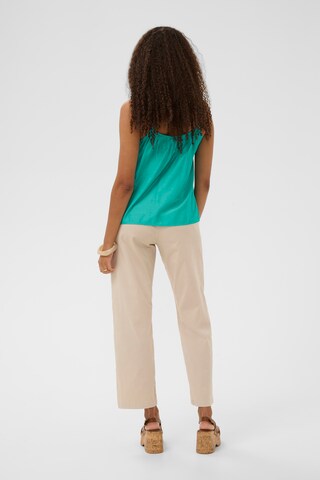 Cream Top in Blau