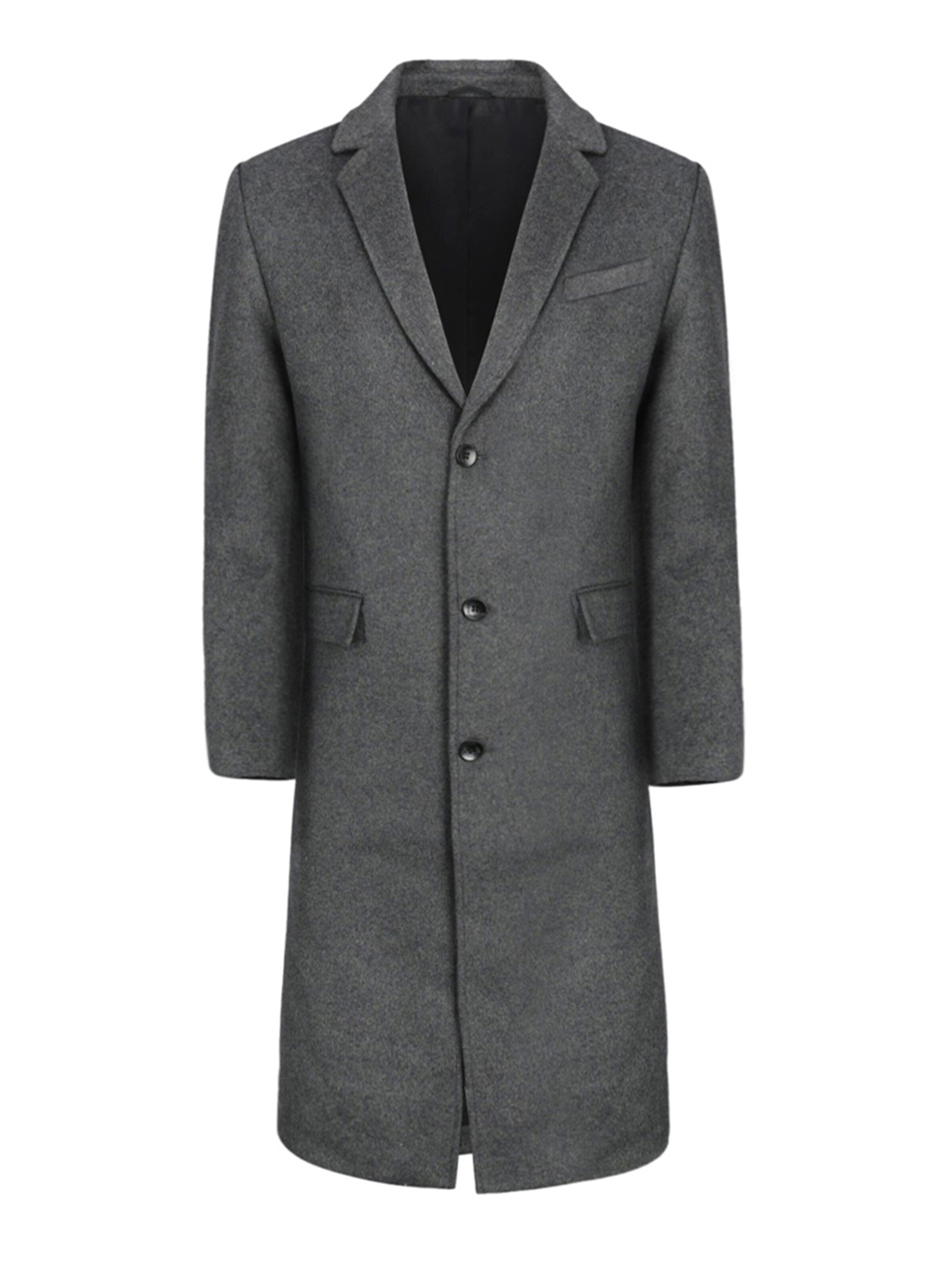 Youthup Winter Coat in Grey: front