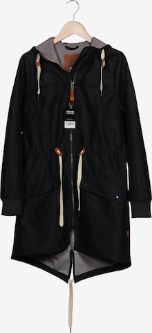 Finside Mantel M in Schwarz: Vorderseite