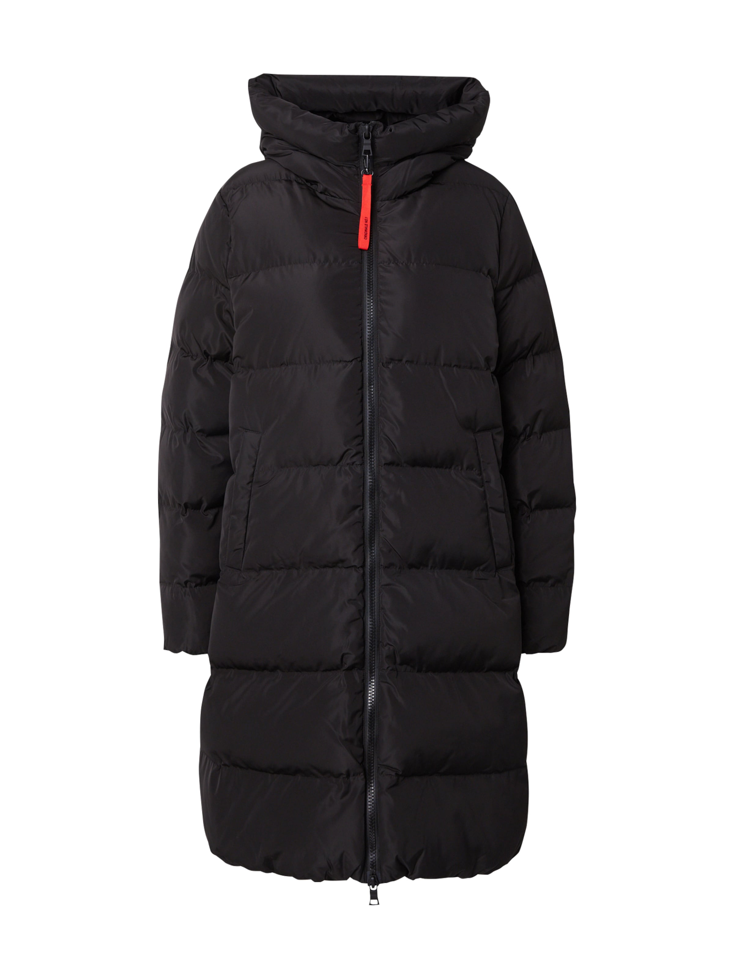 No. 1 Como Преходно палто в черно: отпред