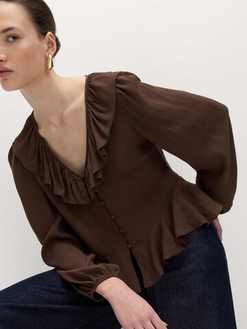 Marks & Spencer Blouse in Brown
