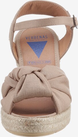 VERBENAS Strap Sandals in Beige