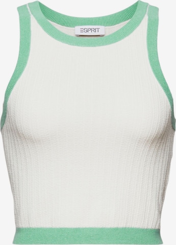 ESPRIT Knitted Top in White: front