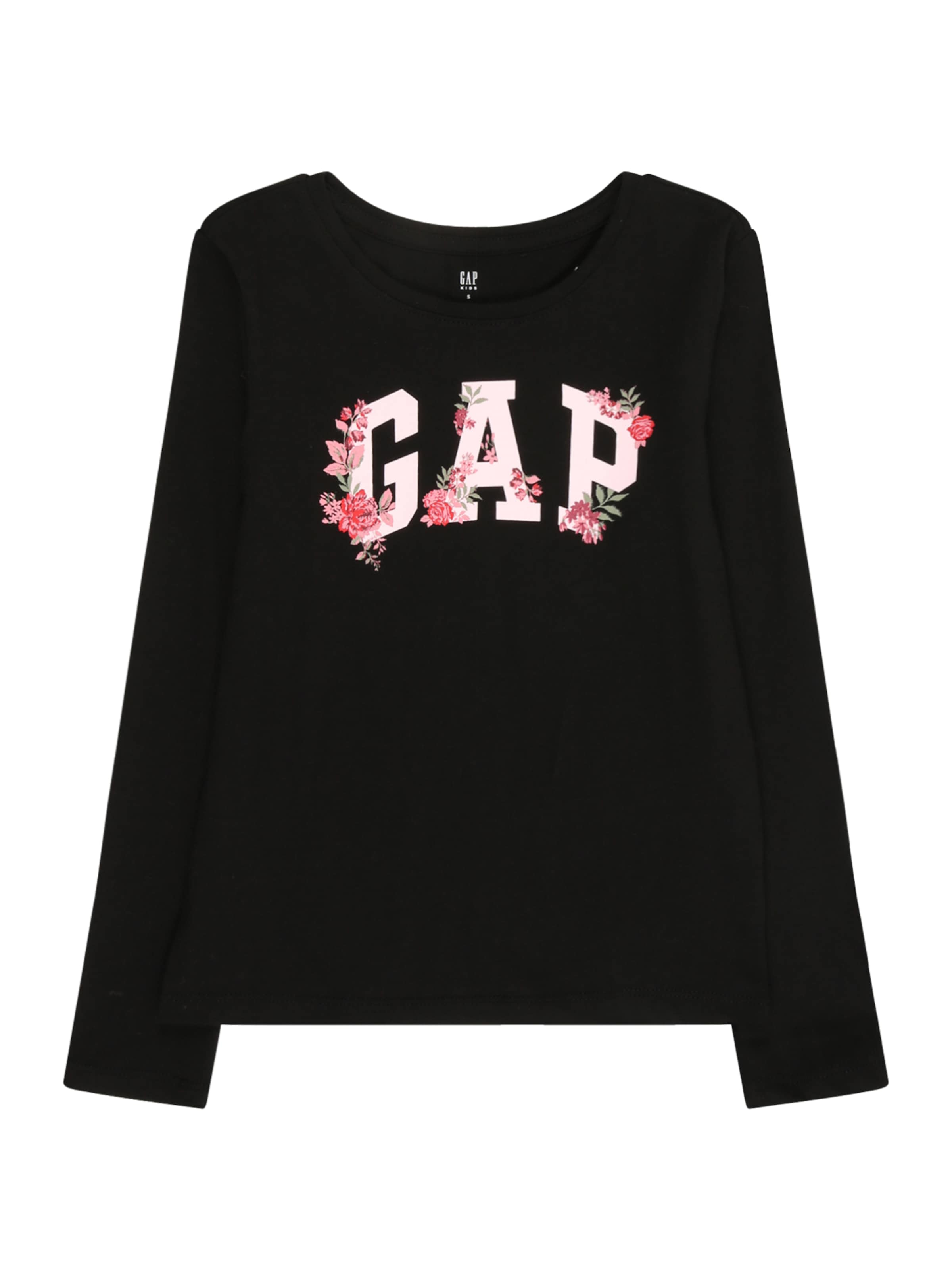 Maglietta di GAP in nero: frontale