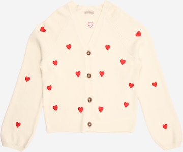 ONLY GIRLS Kardigan 'KOGDANA' w kolorze beżowy: przód