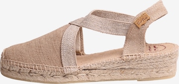 smėlio Toni Pons Espadrilės 'VERDI': priekis