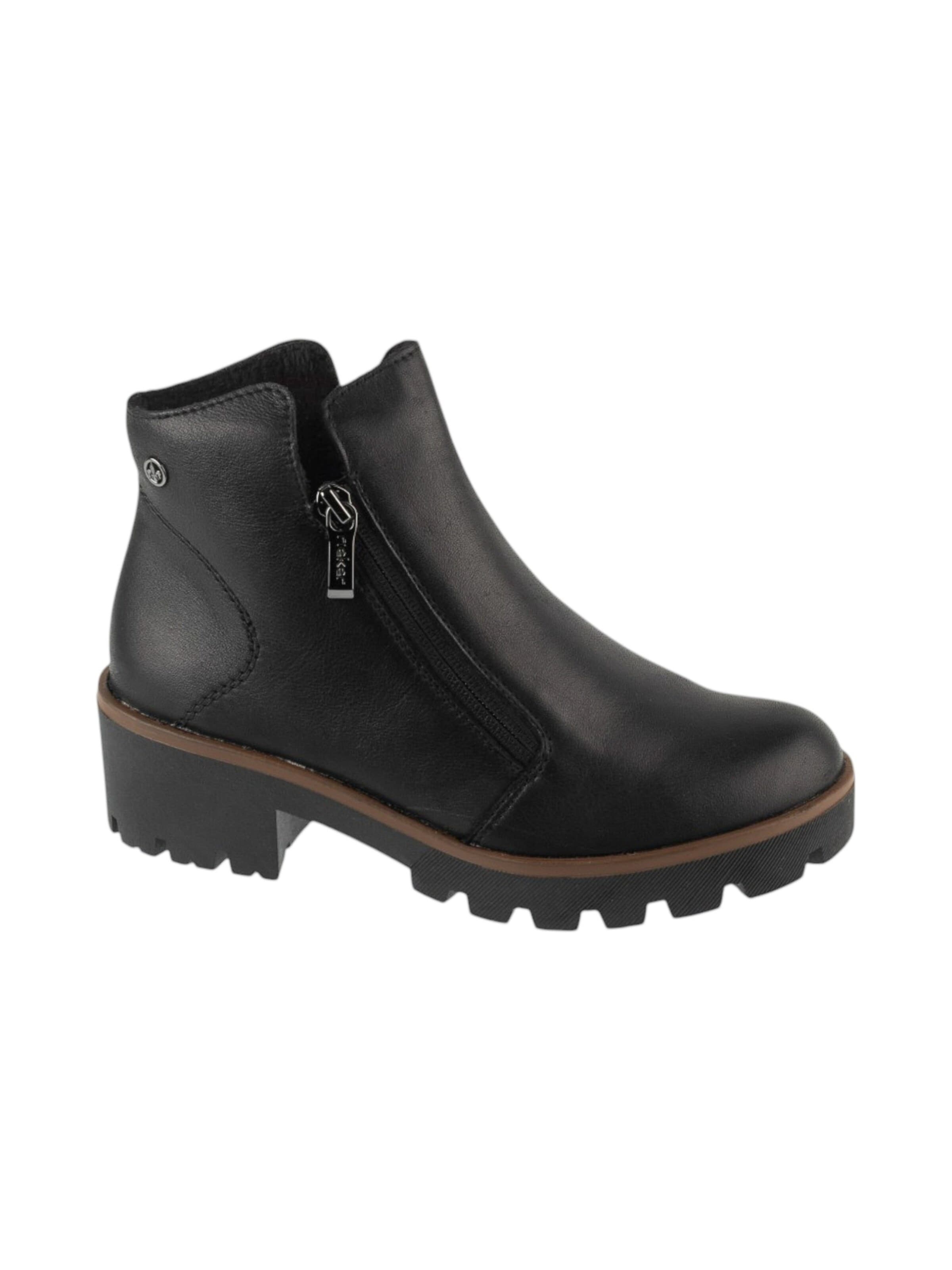 Rieker Enkellaarsje 'Rieker Booties 79254' in Zwart: voorkant
