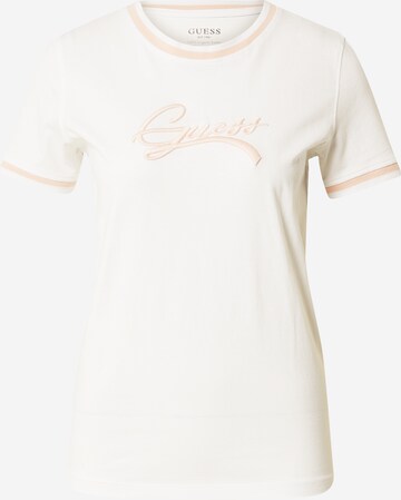 GUESS Shirt 'CAMILA' in Wit: voorkant