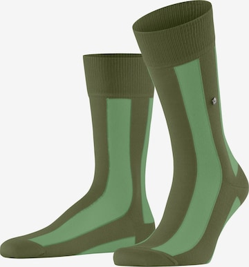 BURLINGTON Socks 'Retro Lines' in Green: front