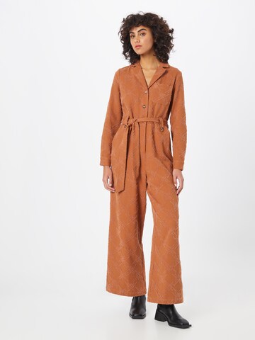 Tuta jumpsuit di FRNCH PARIS in beige: frontale