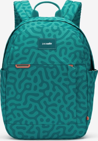 Zaino 'Go' di Pacsafe in verde: frontale