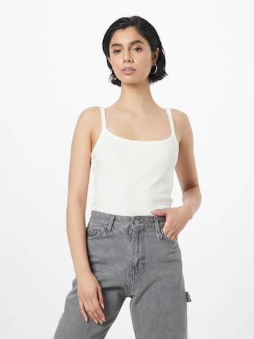 Soft Rebels Top 'Hella' in White: front