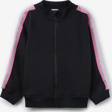 Tezenis Zip-Up Hoodie in Black: front