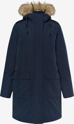 Parka d’hiver DreiMaster Klassik en bleu : devant