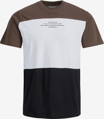 JACK & JONES T-Shirt 'Evan' in Braun: predná strana