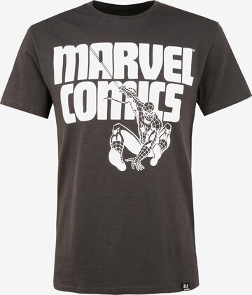 Recovered Shirt 'Marvel Comics Spidey' in Brown: front