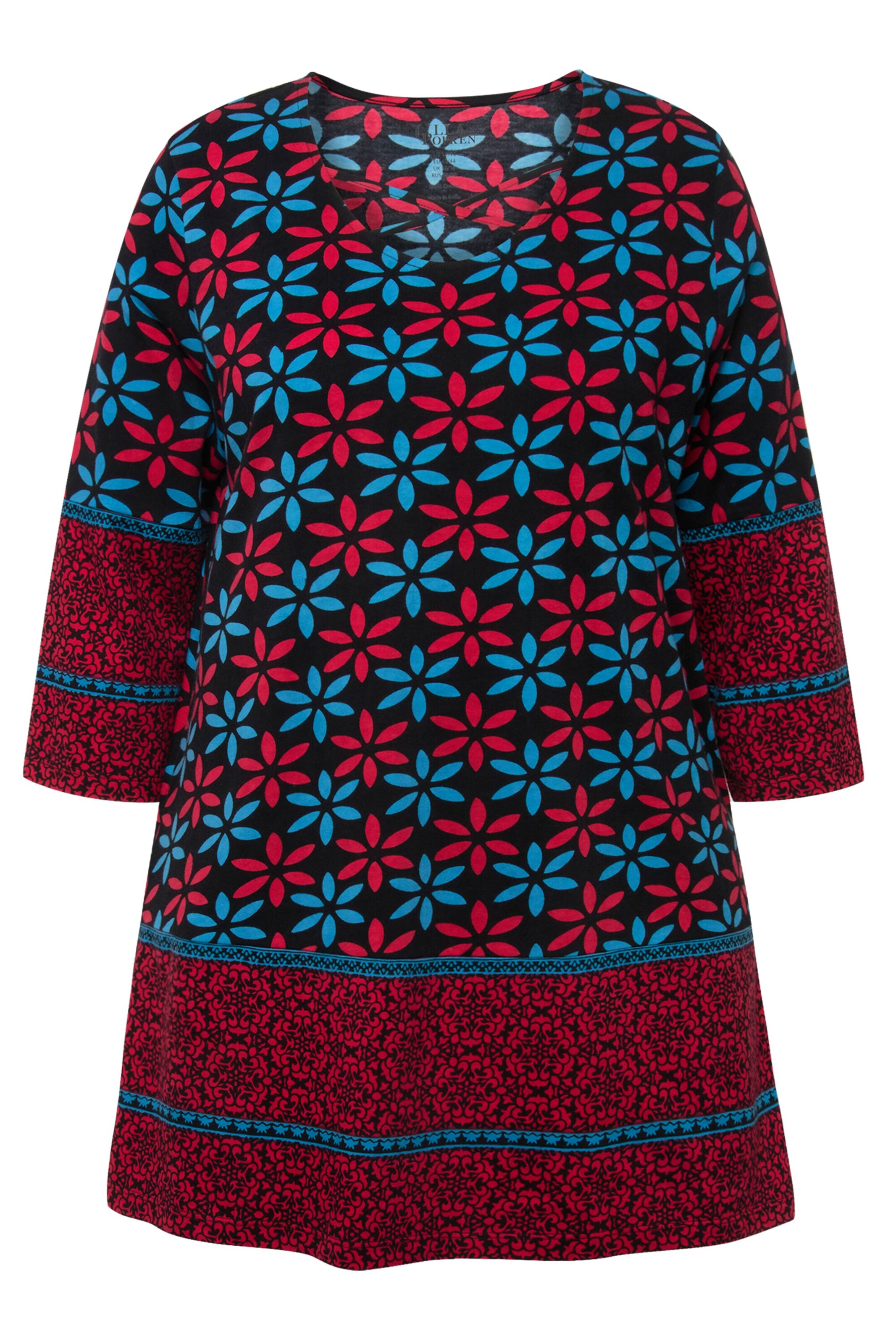 Ulla Popken Shirt in Gemengde kleuren: voorkant