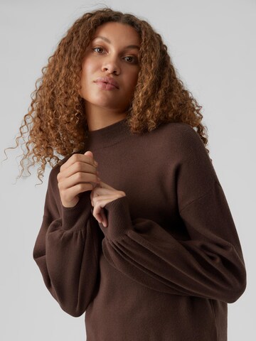 VERO MODA Sweater 'VMNANCY' in Brown