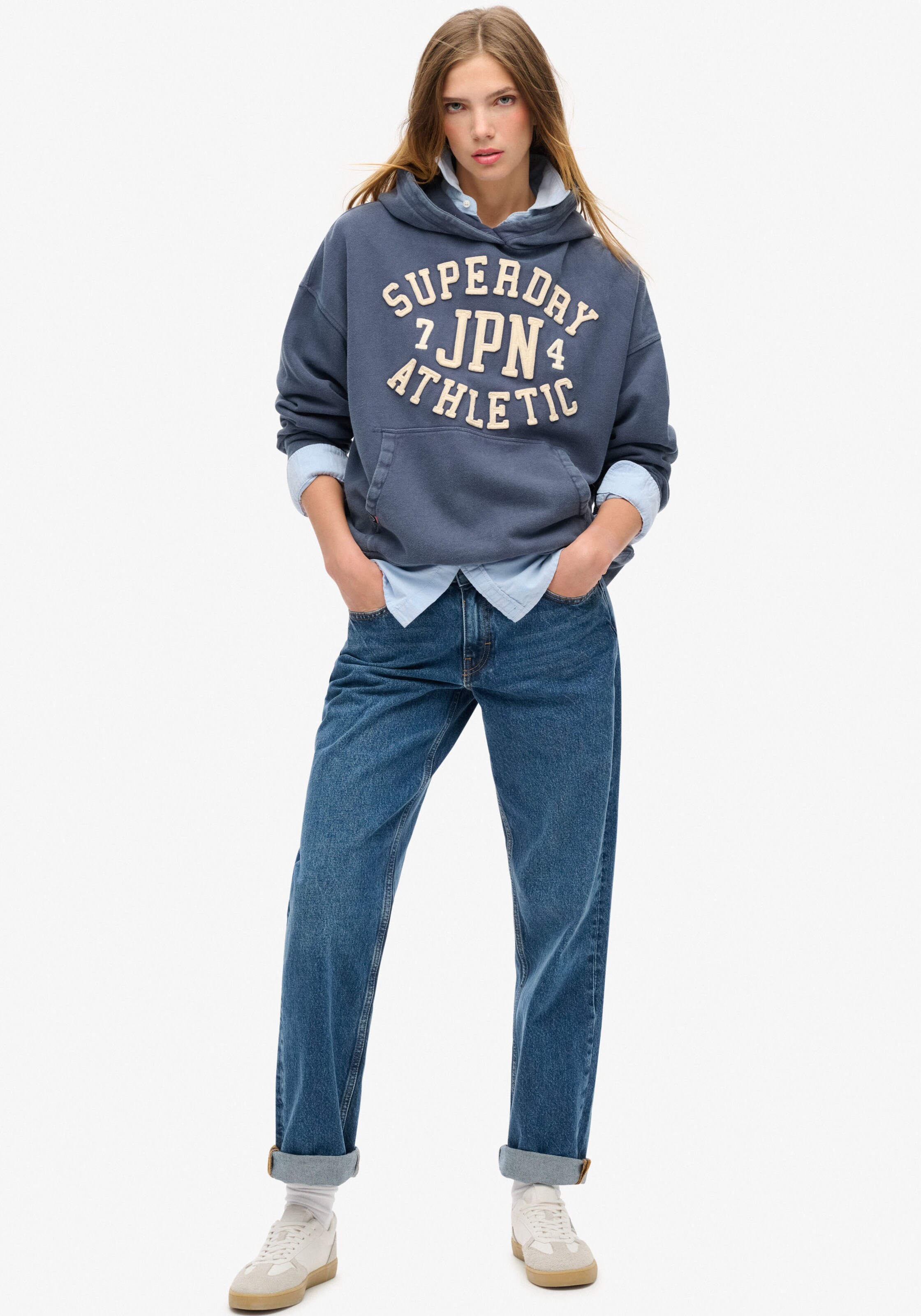 Superdry Sweatshirt in Blau