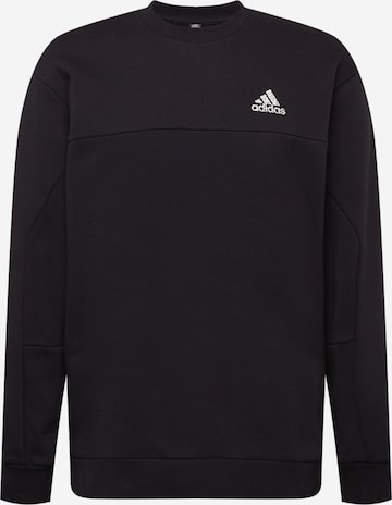 ADIDAS SPORTSWEAR Sport sweatshirt 'Stadium Fleece Badge Of' i svart: framsida