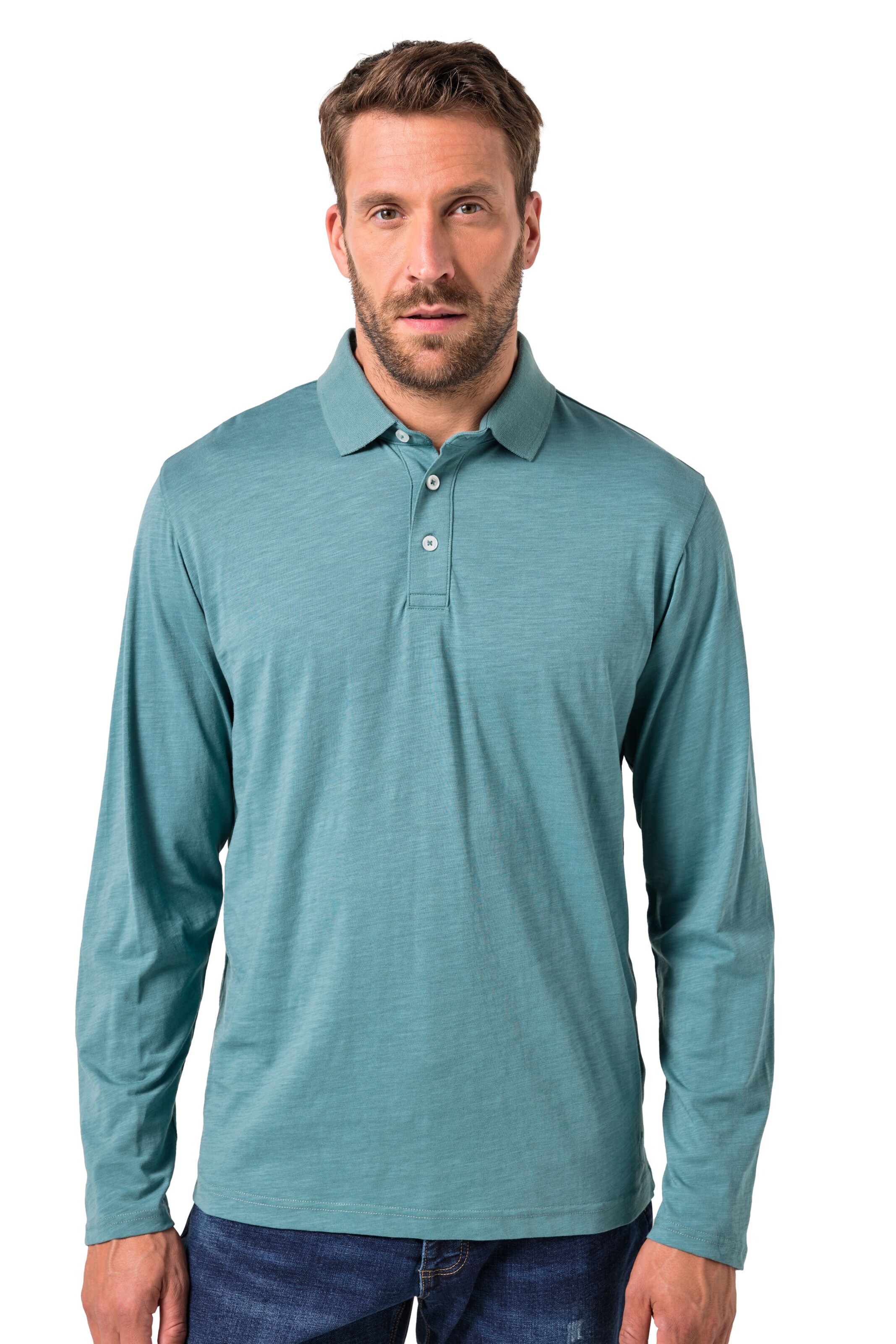 JP1880 Shirt in Blauw: voorkant