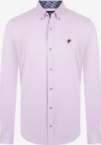 DENIM CULTURE - Camisa 'Craig' en rosa: frente