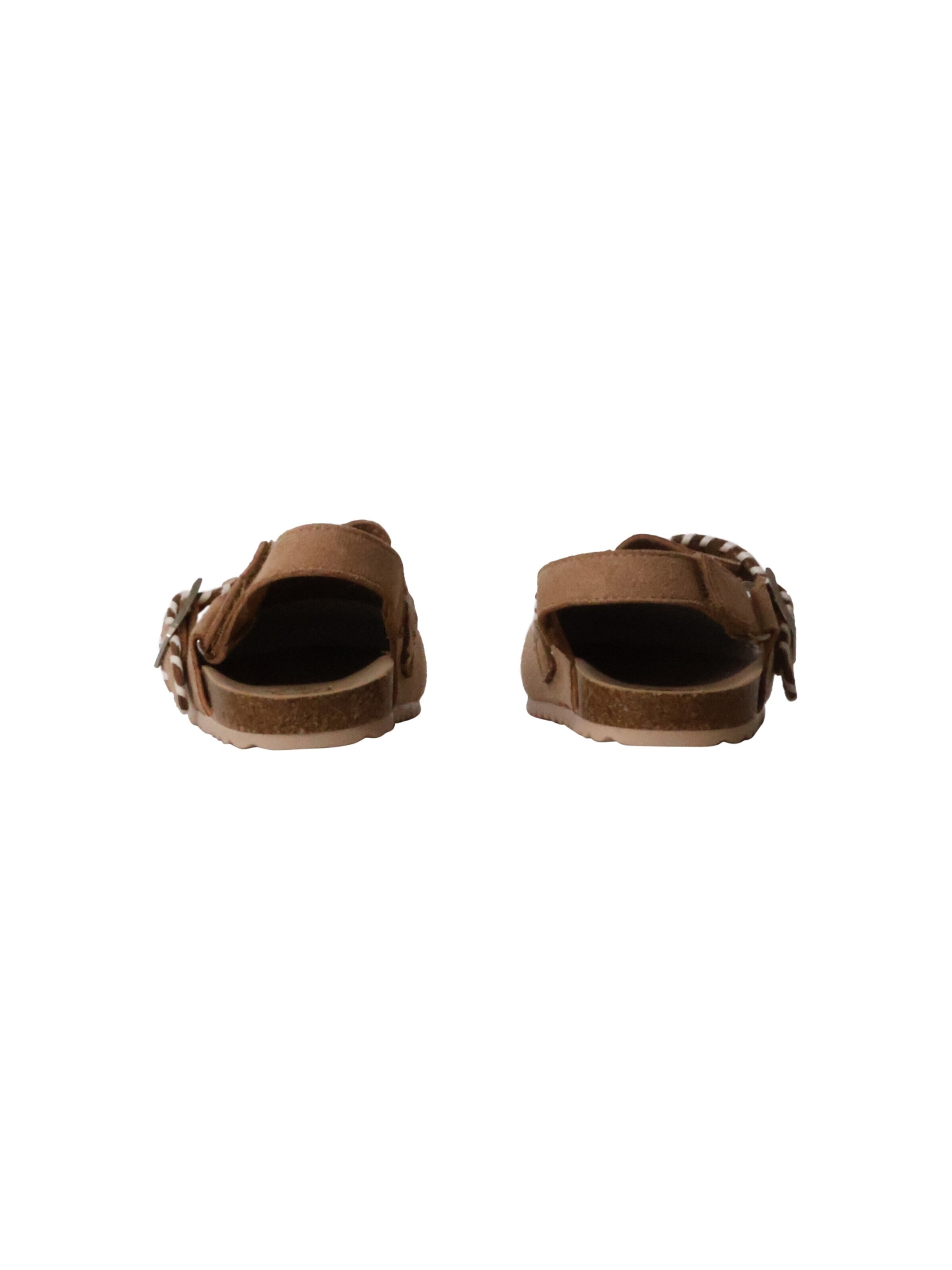 Pantoufle 'Kinder-Pantoletten mit Schnalle' Super Mode en beige