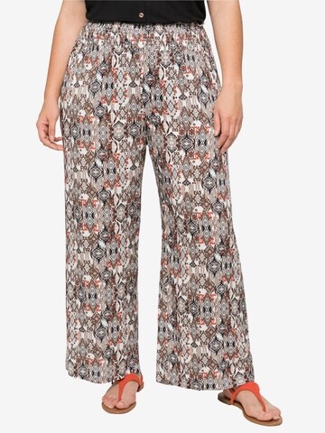 SHEEGO Wide leg Pants in Mixed colors: front