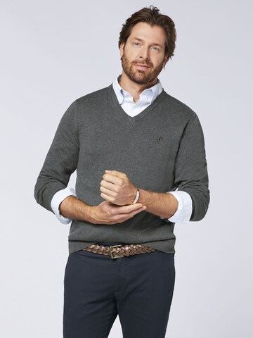 Polo Sylt Pullover in Grau: Vorderseite