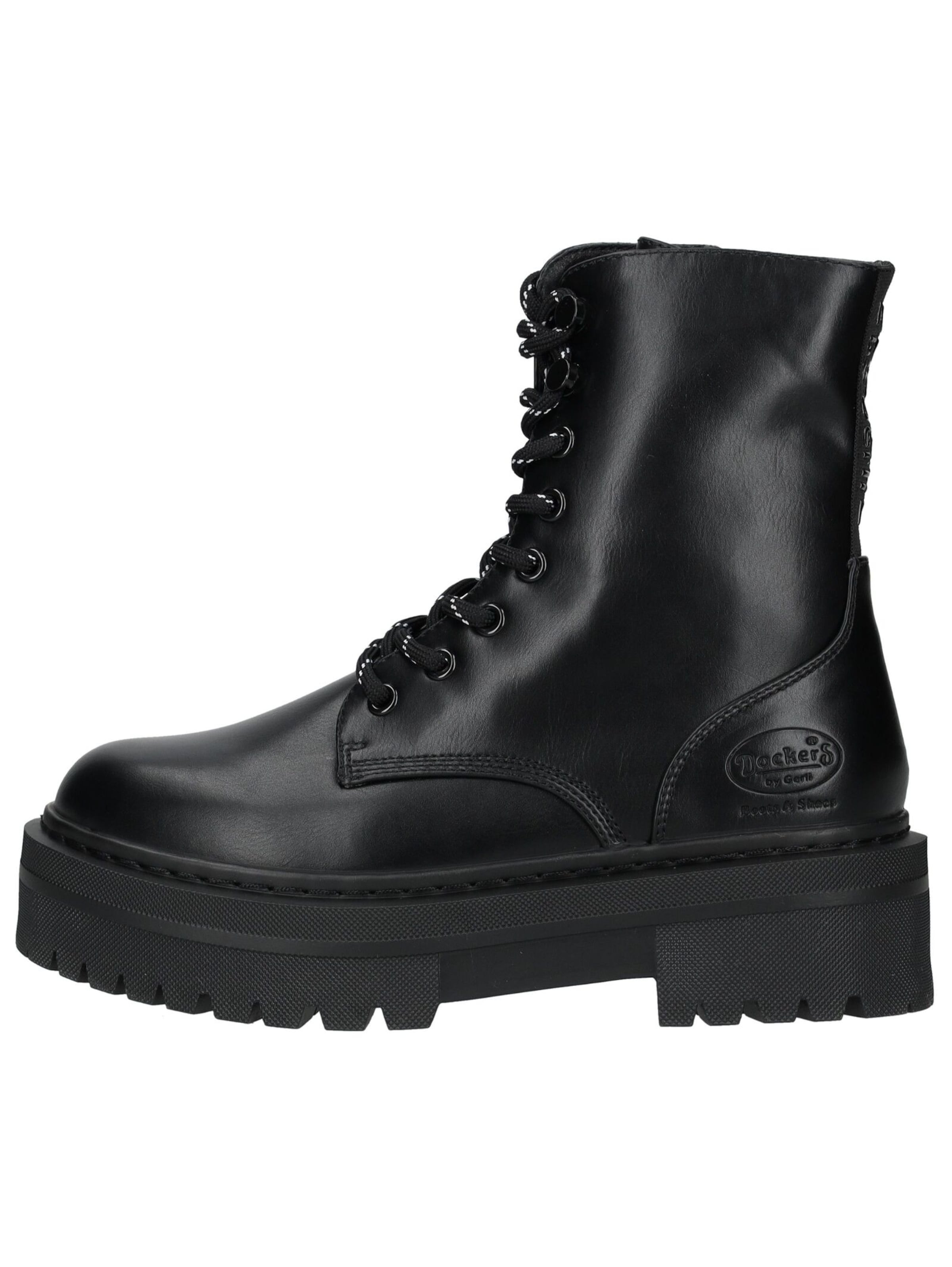 Dockers by Gerli Schnürstiefelette in Schwarz
