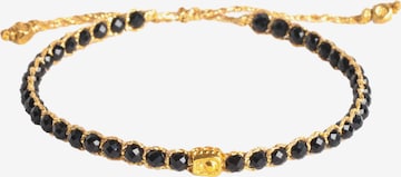 Bracelet Samapura Jewelry en noir : devant